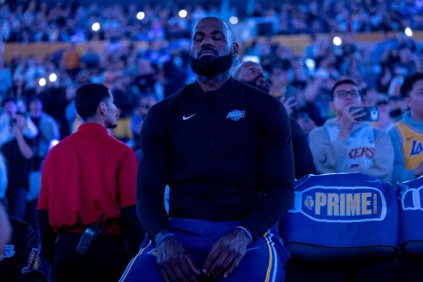 'He knows the most': How LeBron James sets the tone for Lakers entering playoffs