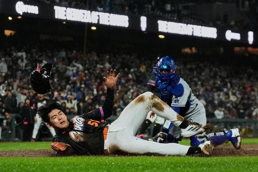 Dodgers' Dalton Rushing downplays incident with Giants' Jung Hoo Lee