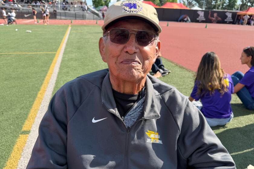 Saul Pacheco's story: From jumping out of planes to being a track starter for 49 years