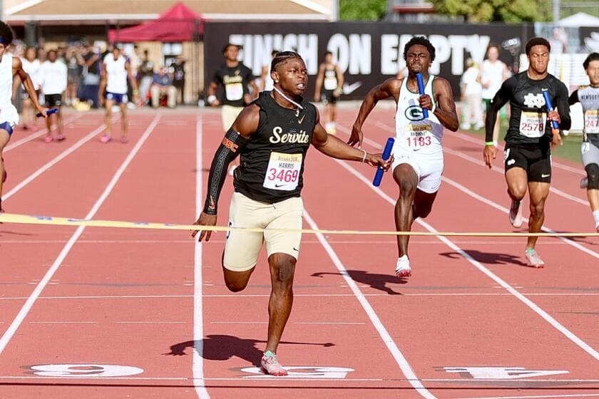 Olympic star Quincy Wilson breaks meet record; Servite relay sets state mark at Arcadia