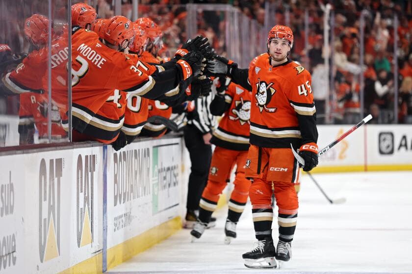 Ducks find their power-play scoring touch and defeat Vegas to even playoff series