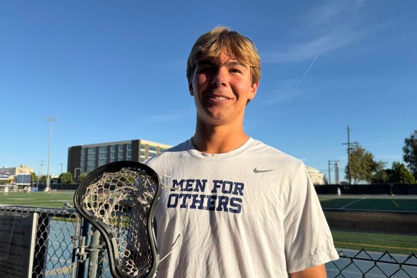 Loyola High's Tripp King looks to become West Coast trendsetter in lacrosse