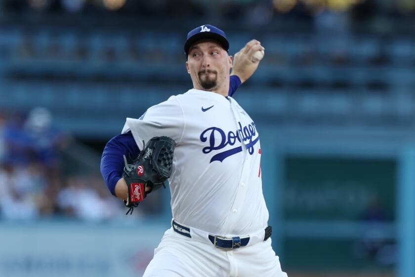 Dodgers put Tyler Glasnow on injured list; Blake Snell set to start Saturday