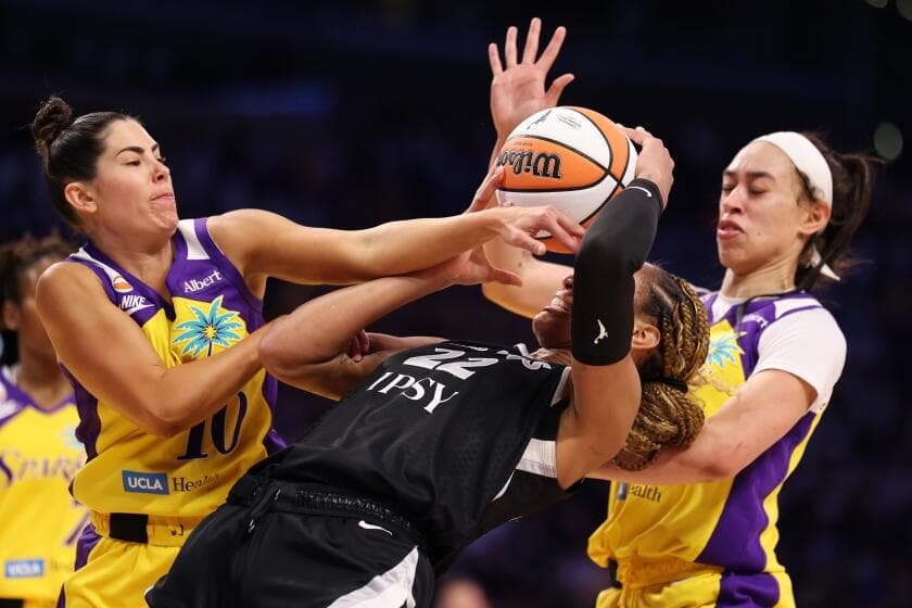 Sparks can't keep pace with defending champion Aces in season-opening loss