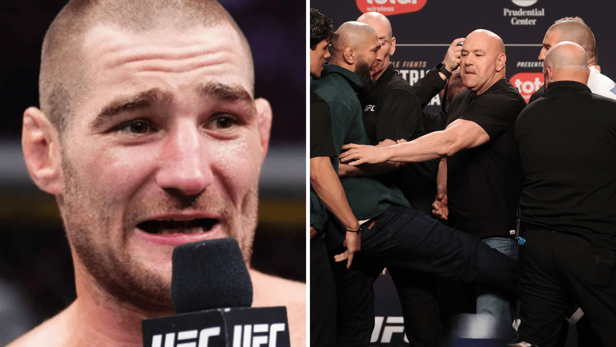 Sean Strickland suffered 'kick in the nuts' from Khamzat Chimaev, reveals Dana White