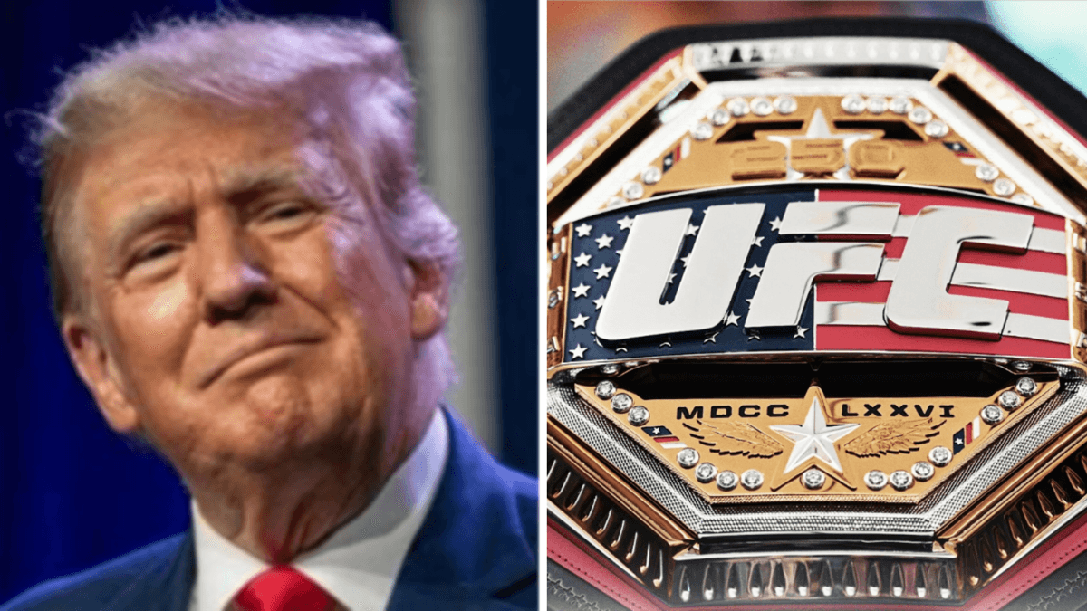 Donald Trump unveils event-exclusive UFC belt for White House card