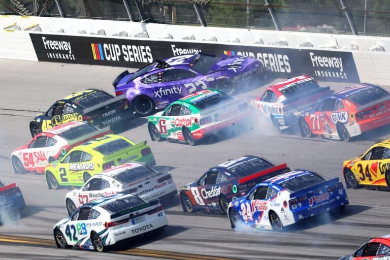 Bubba Wallace Points to Driver Responsible for Massive NASCAR Crash at Talladega