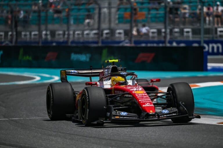 Lewis Hamilton Blames Ferrari Software for Miami Sprint Straight-Line Speed Loss