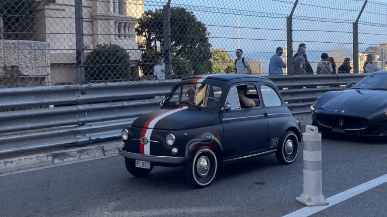 Charles Leclerc Trades His Ferraris for a Custom Classic Fiat 500 in Monaco