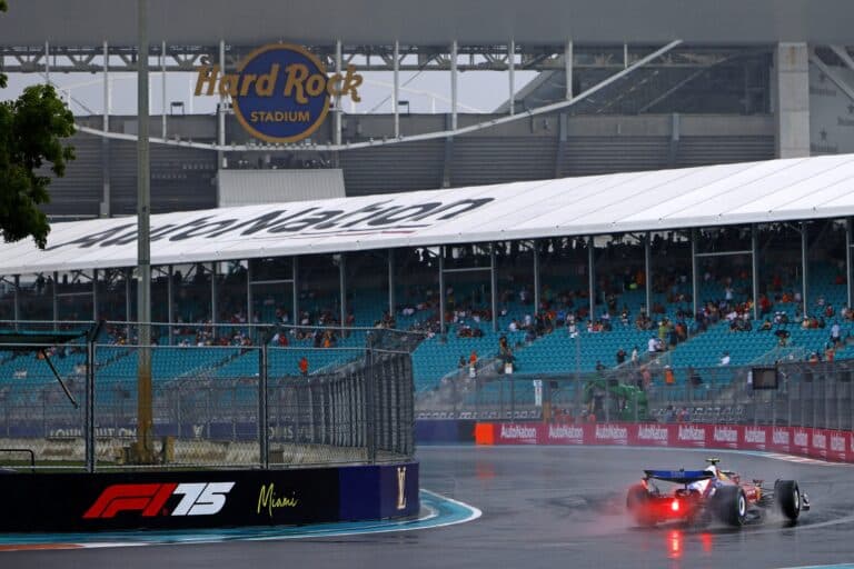 Thunderstorms Continue To Threaten Miami Grand Prix as Race-Day Forecast Worsens