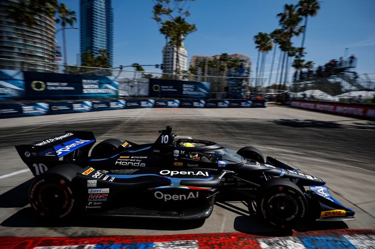Alex Palou beats Felix Rosenqvist to take first Long Beach IndyCar win
