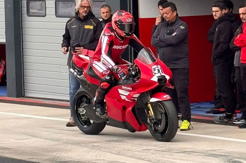 Ducati’s first run with 850cc MotoGP bike was “very good”, says Gigi Dall’Igna