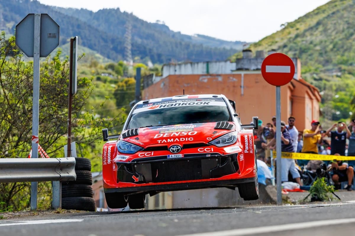 WRC Canary Islands: Oliver Solberg closes on Sebastien Ogier as rain hits