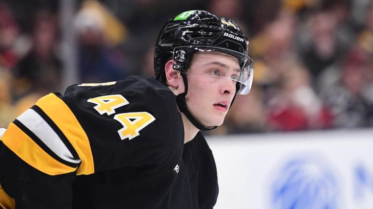 James Hagens On Outside Looking In For Game 6 Line card