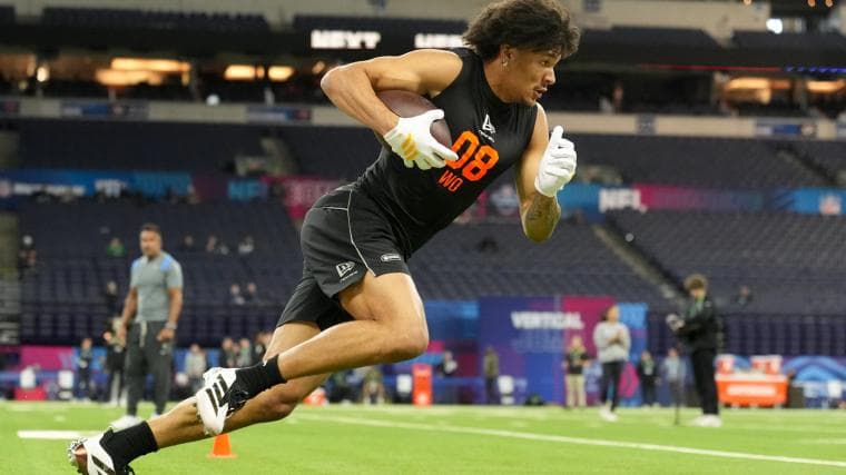 Patriots Predicted To Draft 1,781-Yard Big Ten WR To Boost Drake Maye