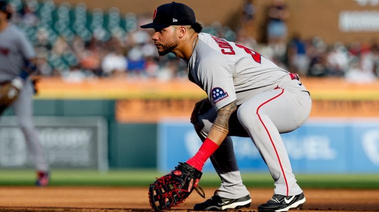Willson Contreras Leaves Red Sox Game Following Hit By Pitch