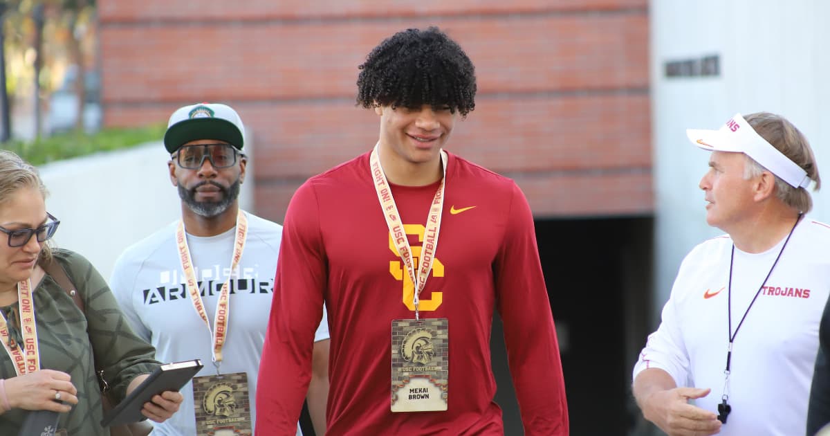 USC commit Mekai Brown earns 5-star honors from Rivals