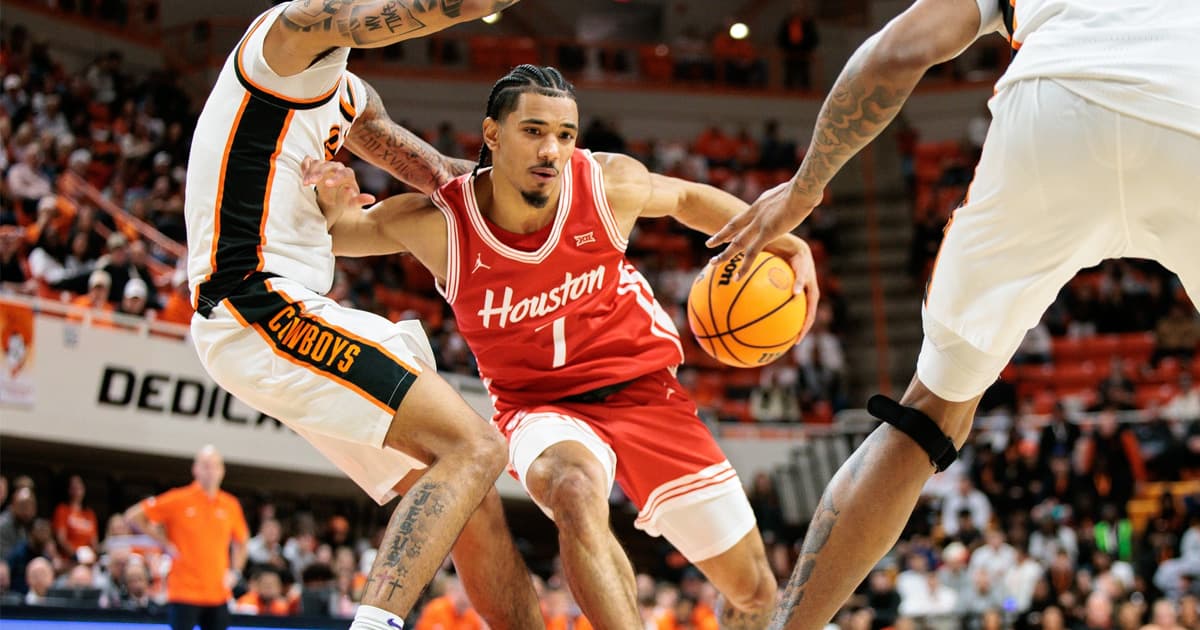 Report: Houston guard Isiah Harwell commits to Gonzaga out of NCAA transfer portal