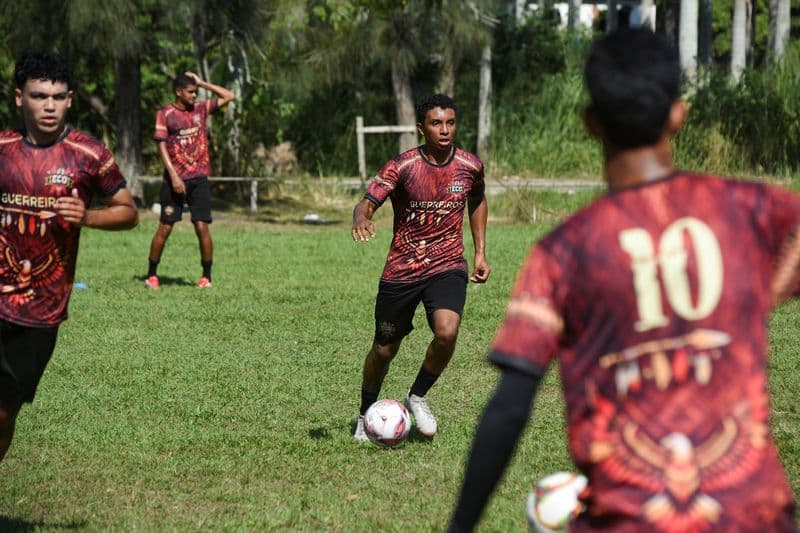 Indigenous soccer team makes professional debut in Brazil to score goals and fight prejudice