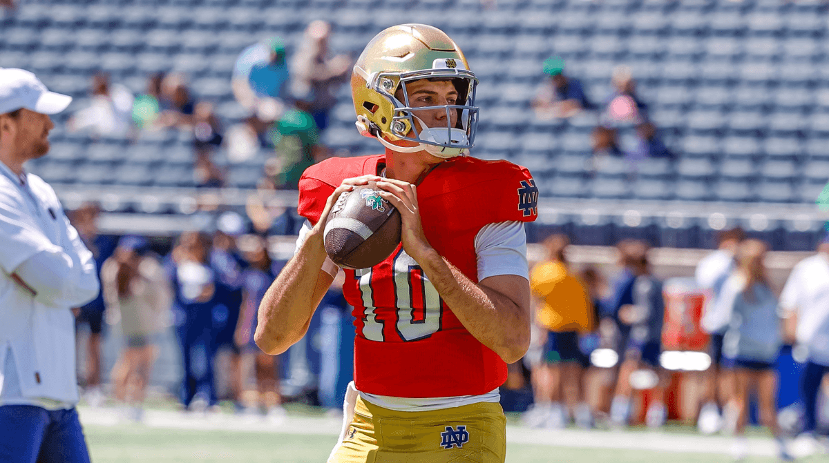 Post Spring Takeaways: Notre Dame Quarterback Noah Grubbs
