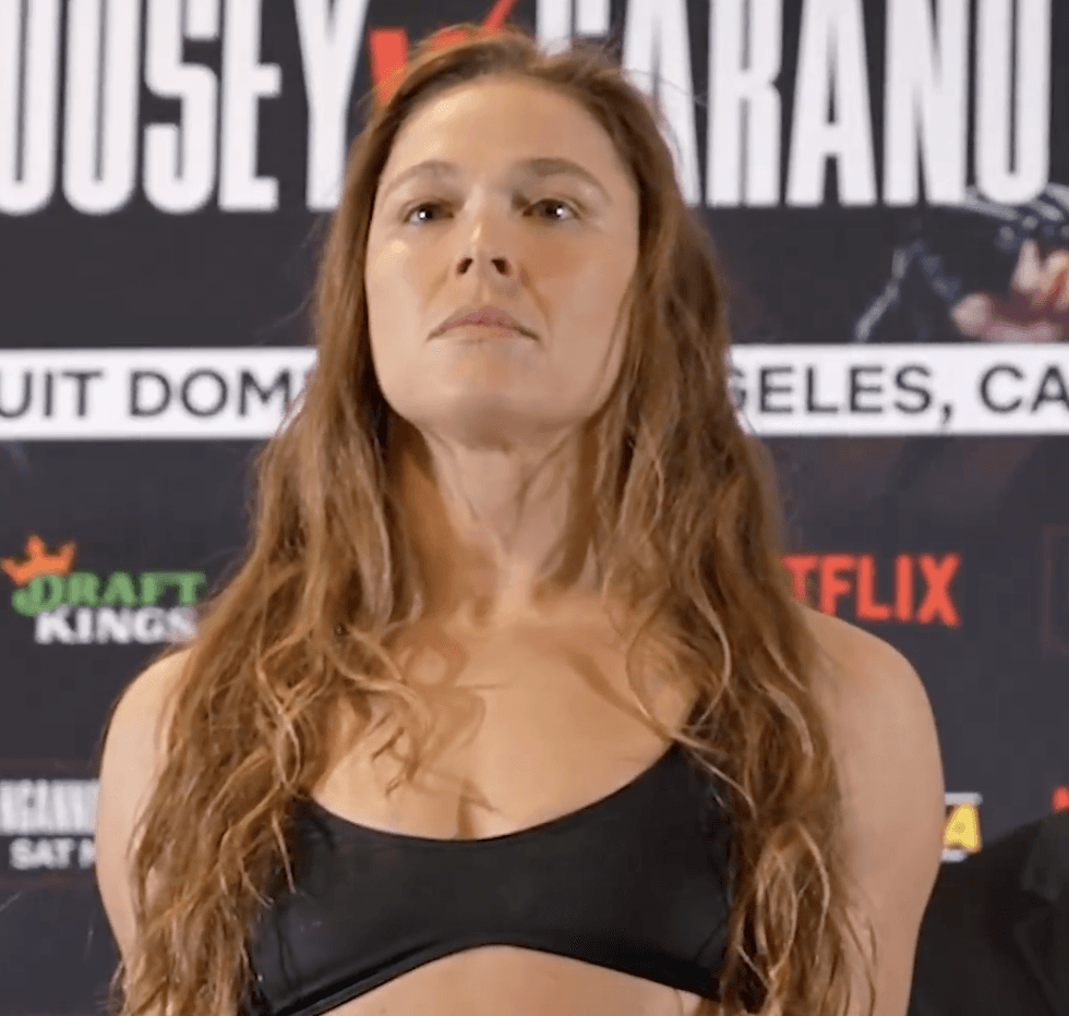 Ronda Rousey, Gina Carano make weight for MVP MMA main event, Francis Ngannou has 37-pound advantage