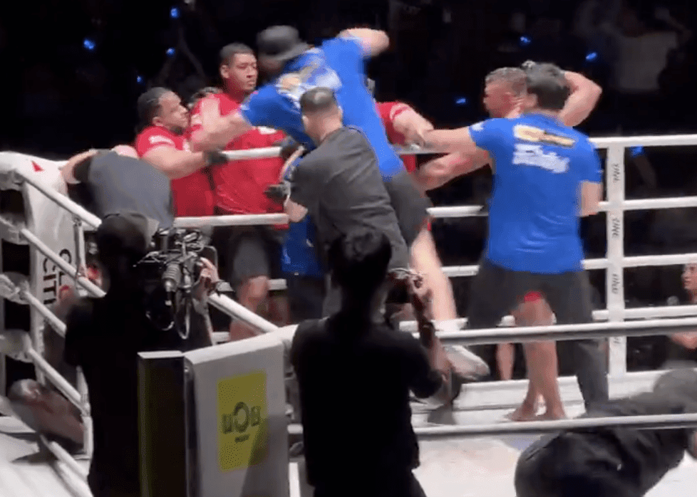Video: Anatoly Malykhin regains ONE title with revenge knockout of Reug Reug, sparks post-fight brawl