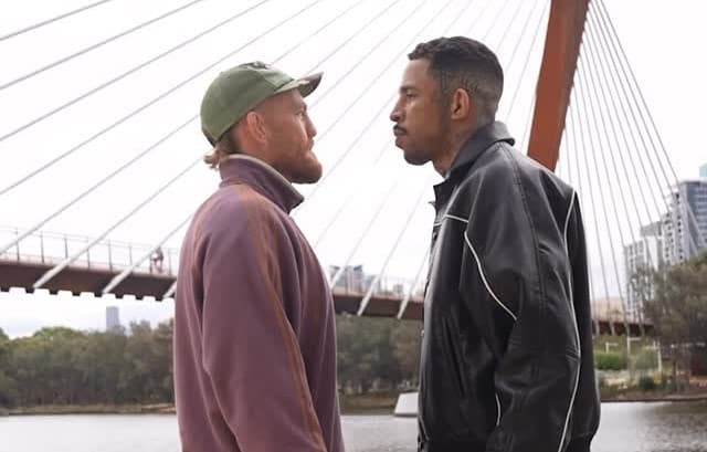 Face off! Carlos Prates towers over tiny Jack Della in first UFC Perth staredown video