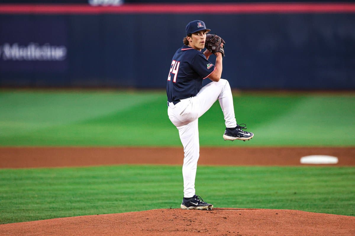 Arizona baseball shuts out BYU behind gem from Luc Fladda on short rest