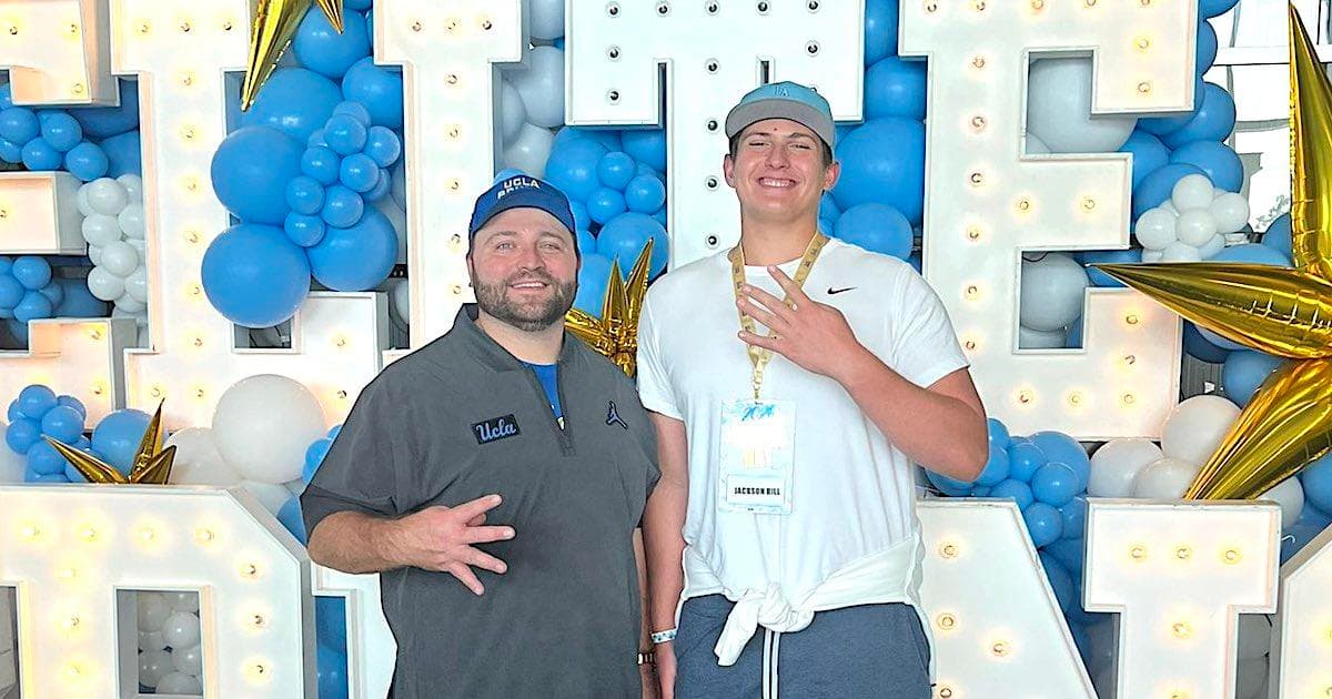 3-Star OL Jackson Hill flips commitment from UCLA to Notre Dame