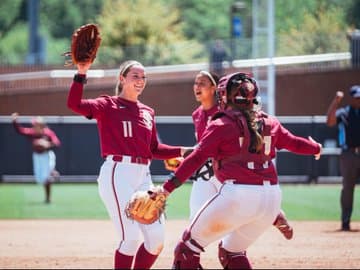 No. 1 Florida State softball rolls past No. 4 Stanford in ACC Semifinals; Dimitrijevic & Danley shut out Cardinal