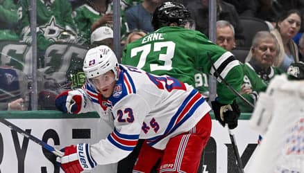 Rangers begin final road trip with shutout loss to Stars