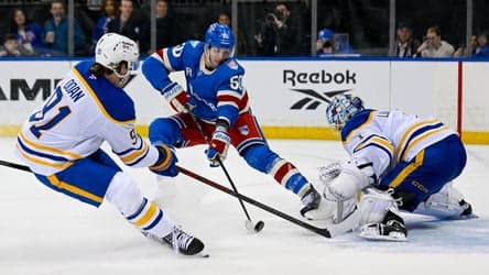 Alexis Lafreniere scores twice but Rangers lose home finale to Sabres, 5-3