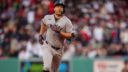 Giancarlo Stanton drives in three, Luis Gil cruises as Yanks beat Red Sox for fourth straight win