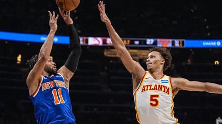 Knicks lean on Karl-Anthony Towns' triple-double to beat Hawks, 114-98, in Game 4