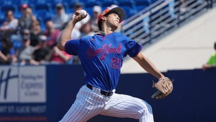 Mets prospect Jonah Tong strikes out nine, Ronny Mauricio homers twice for Triple-A Syracuse