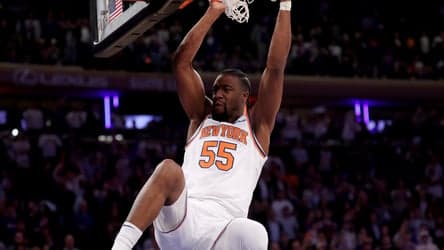 Ariel Hukporti stepped up with Knicks’ bigs in foul trouble early in Game 1