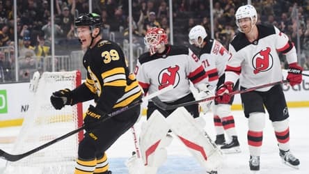 Devils wrap up regular season with 4-0 loss to Bruins