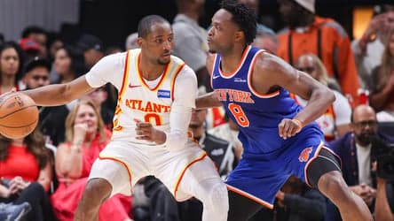 Knicks advance to second round of playoffs after dismantling Hawks, 140-89