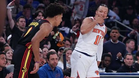 Jalen Brunson, Karl-Anthony Towns lead Knicks to Game 1 win over Hawks, 113-102