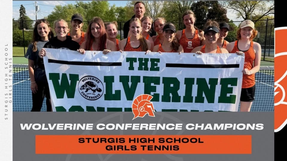 Sturgis tennis wins first conference title in more than 20 years