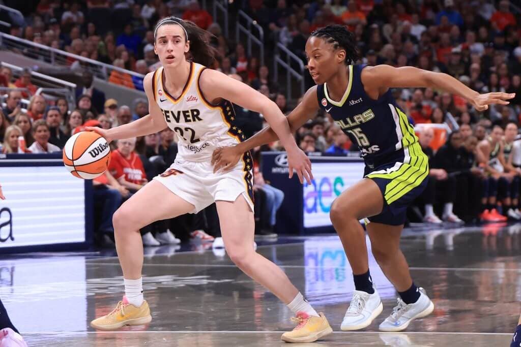 Caitlin Clark exits preseason game vs. Wings with apparent ankle injury