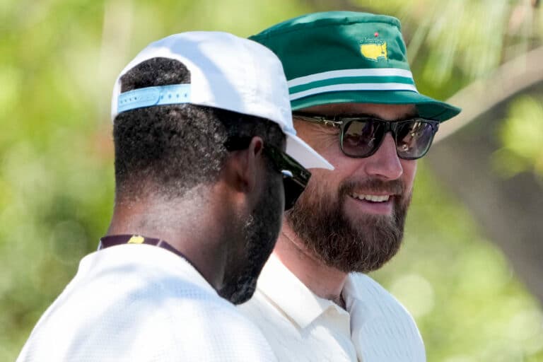 Travis Kelce and other celebrities spotted at the Masters 2026
