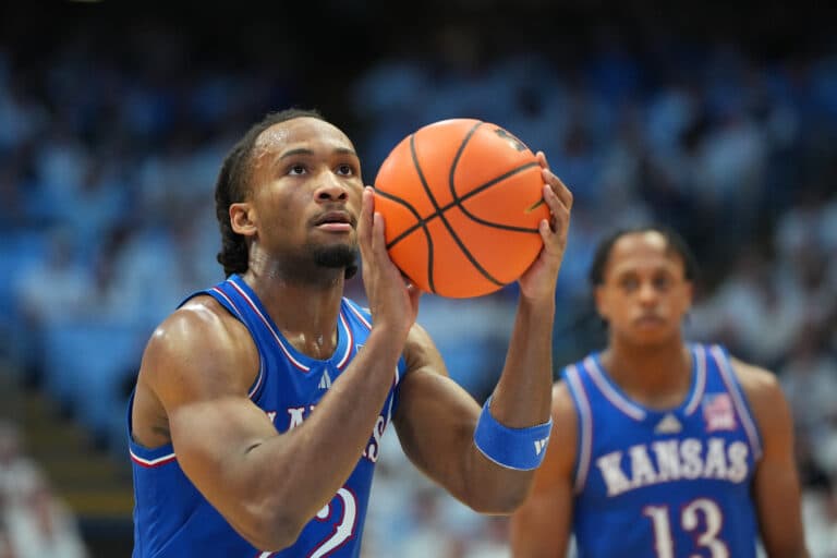 Kansas’ Darryn Peterson shares ‘Rock Chalk Forever’ message while declaring for NBA draft