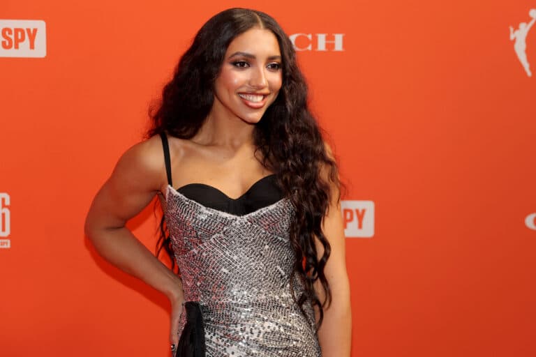 Azzi Fudd pulls off epic wardrobe change on historic WNBA Draft night