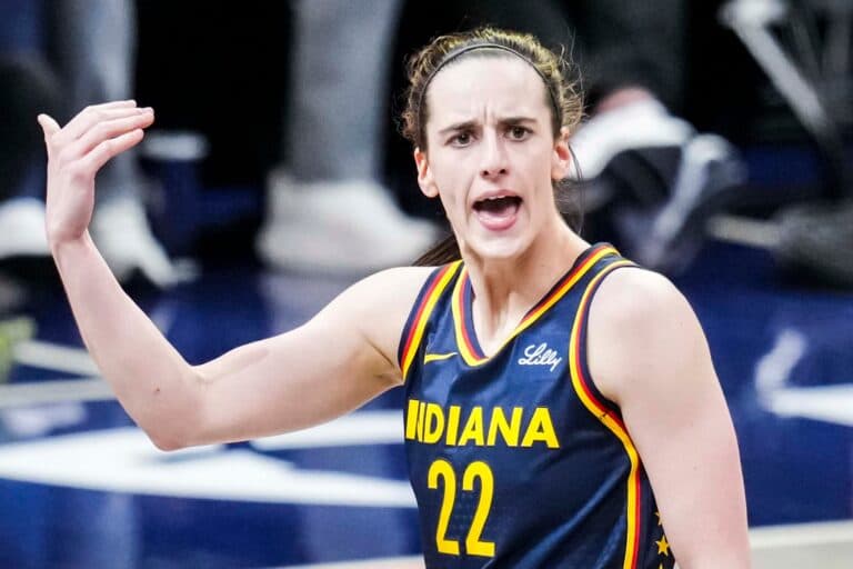 Caitlin Clark flexes outfit for Indiana Fever game