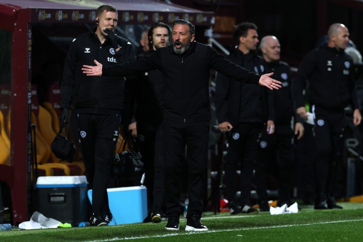 Hearts lose key duo to injuries and vent fury at controversial penalty decision in title race twist