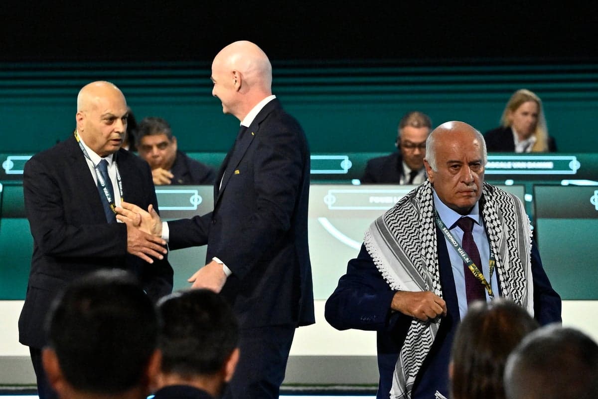 Palestinian and Israeli federation delegates clash at Fifa Congress