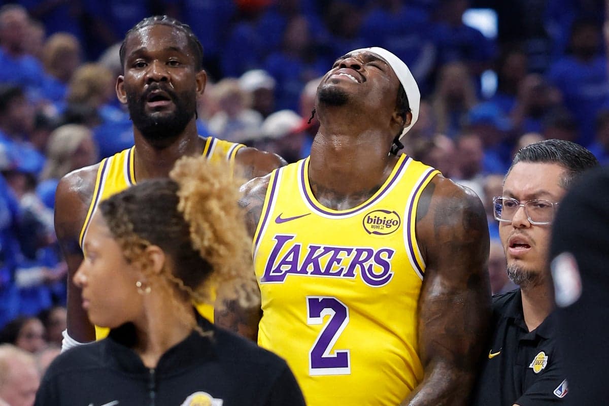 Freak injury horror for Lakers star Jarred Vanderbilt as he suffers gruesome pinkie break