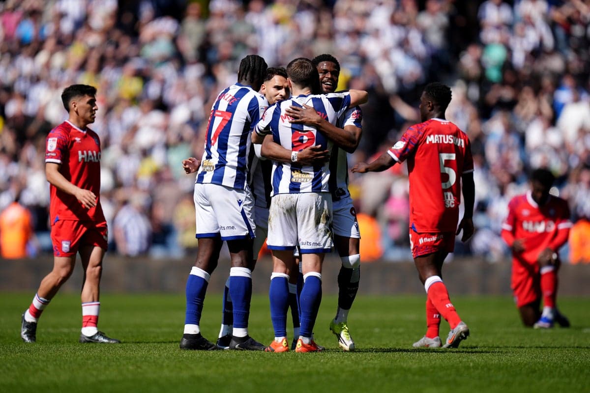 West Brom retain Championship status again with Ipswich draw after points deduction