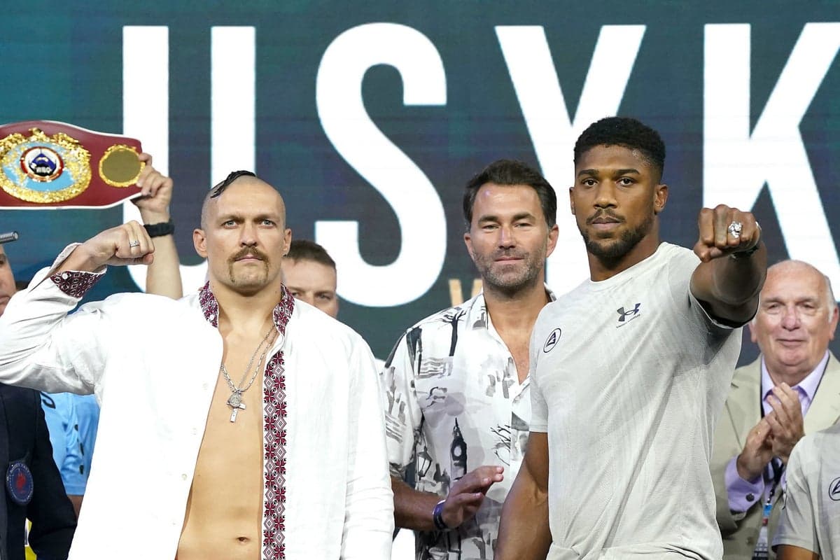 Anthony Joshua’s ‘unbelievable’ training with Oleksandr Usyk leaves Eddie Hearn in shock